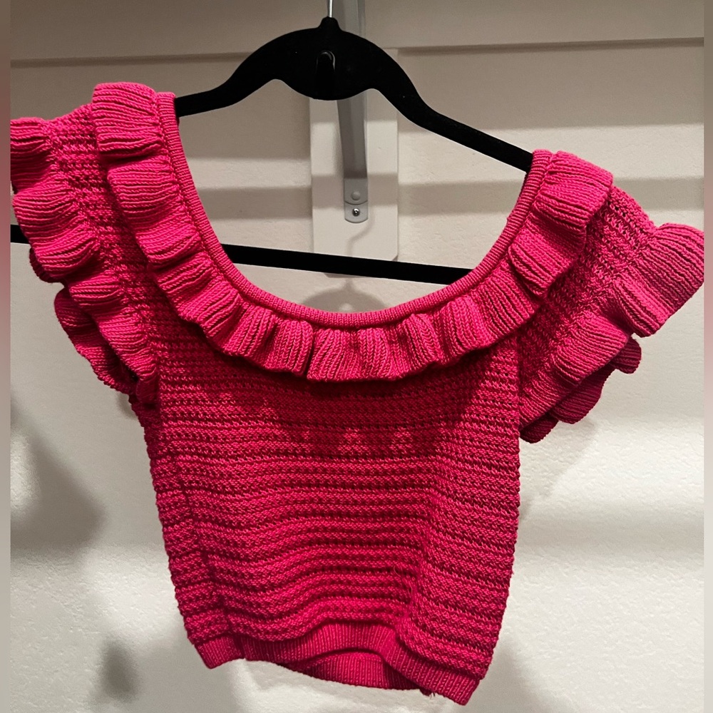 H&M Pink Knit Top Size XS